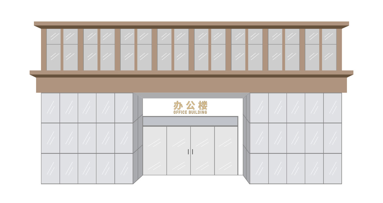 客户验厂参观路线设计-门头美化 客户验厂参观路线设计-门头美化